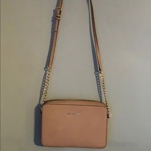 Michael Kors rose gold crossbody bag